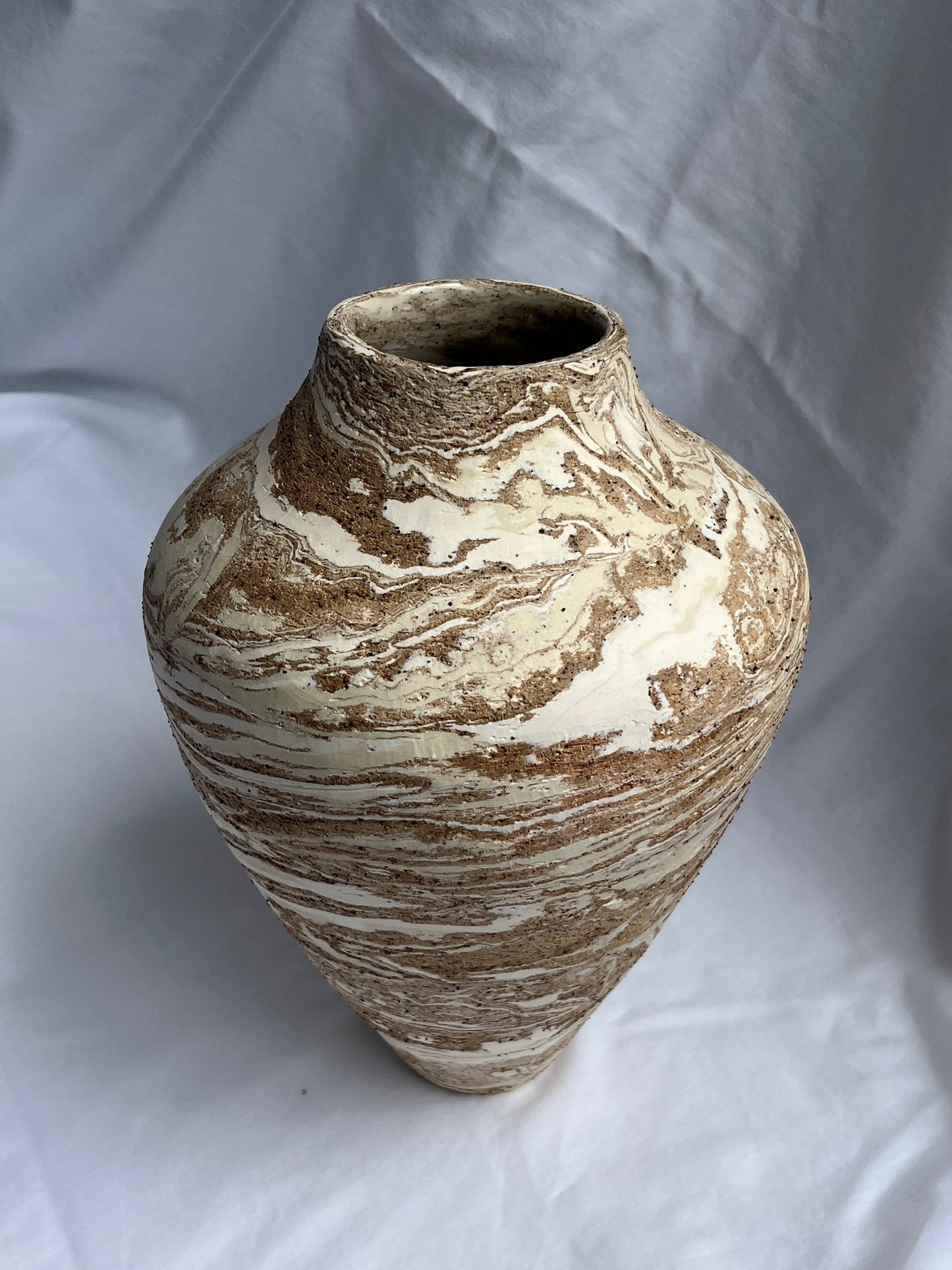 Marbled Cone Vase #2