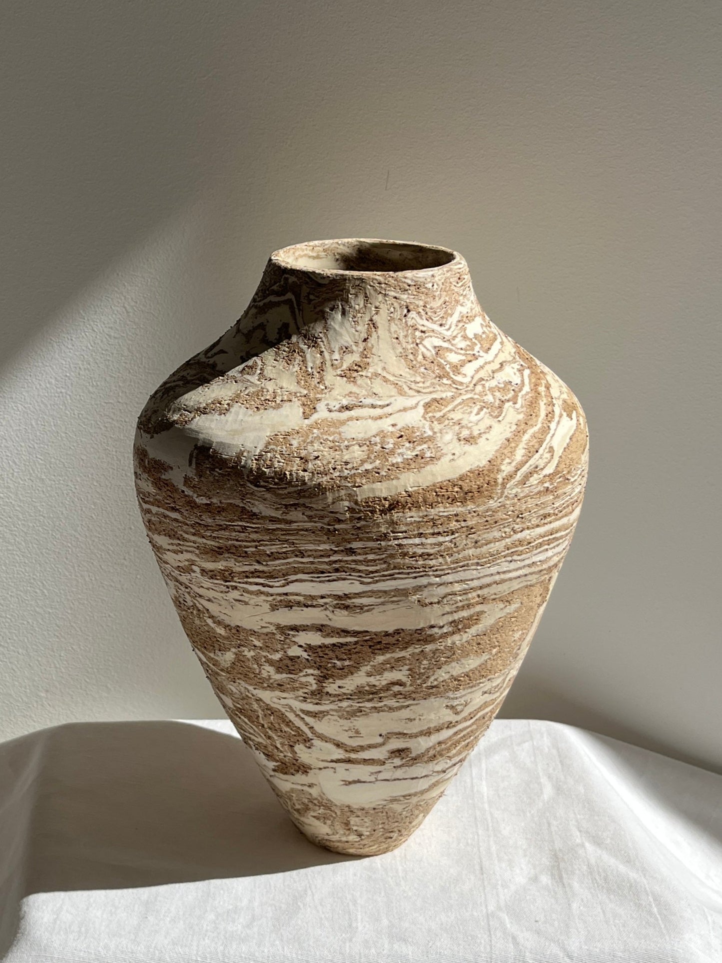 Marbled Cone Vase #2