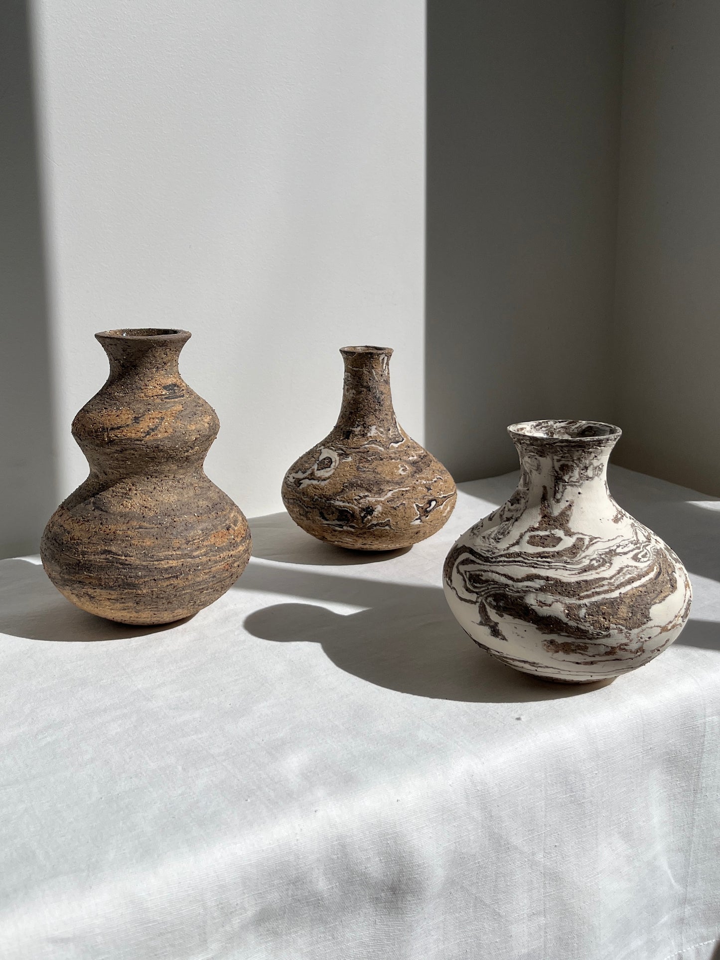 Bulb Vase - Dark Marble