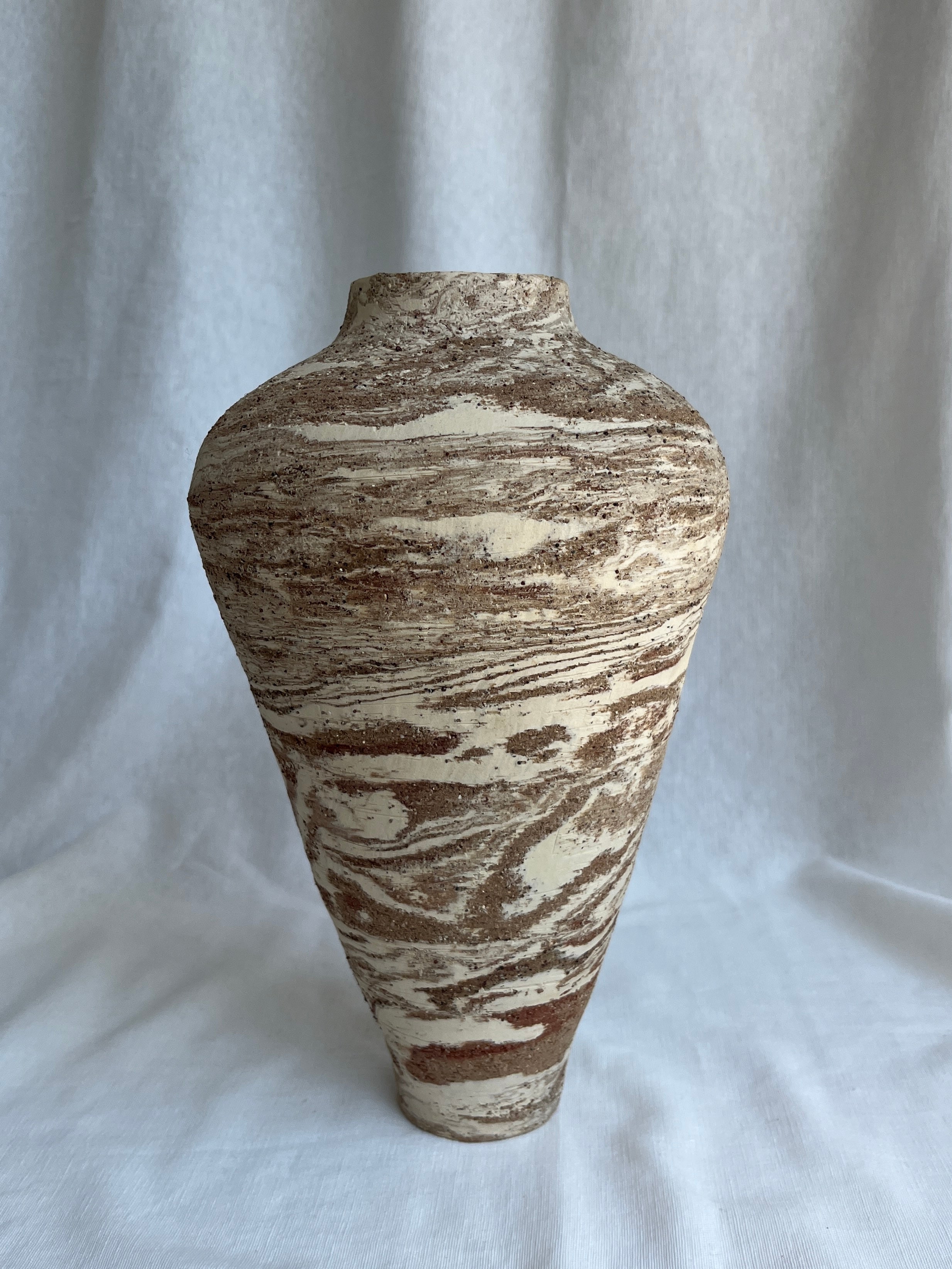 Marbled Cone Vase #3