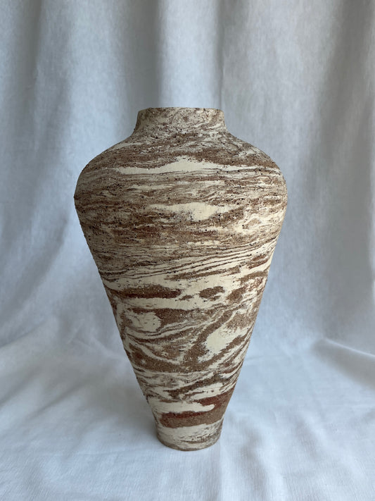 Marbled Cone Vase