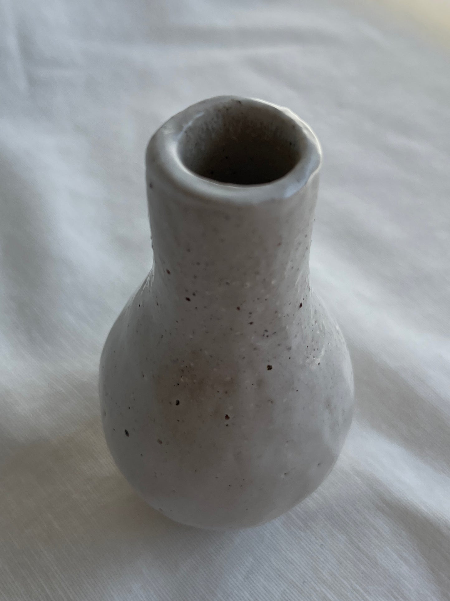 Pearly White Mini Vase