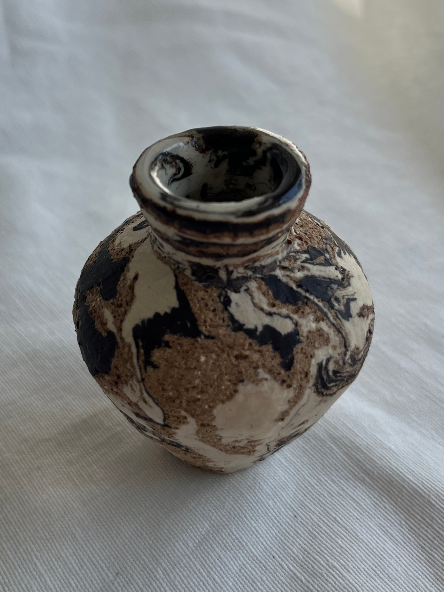 Marbled Mini Vase