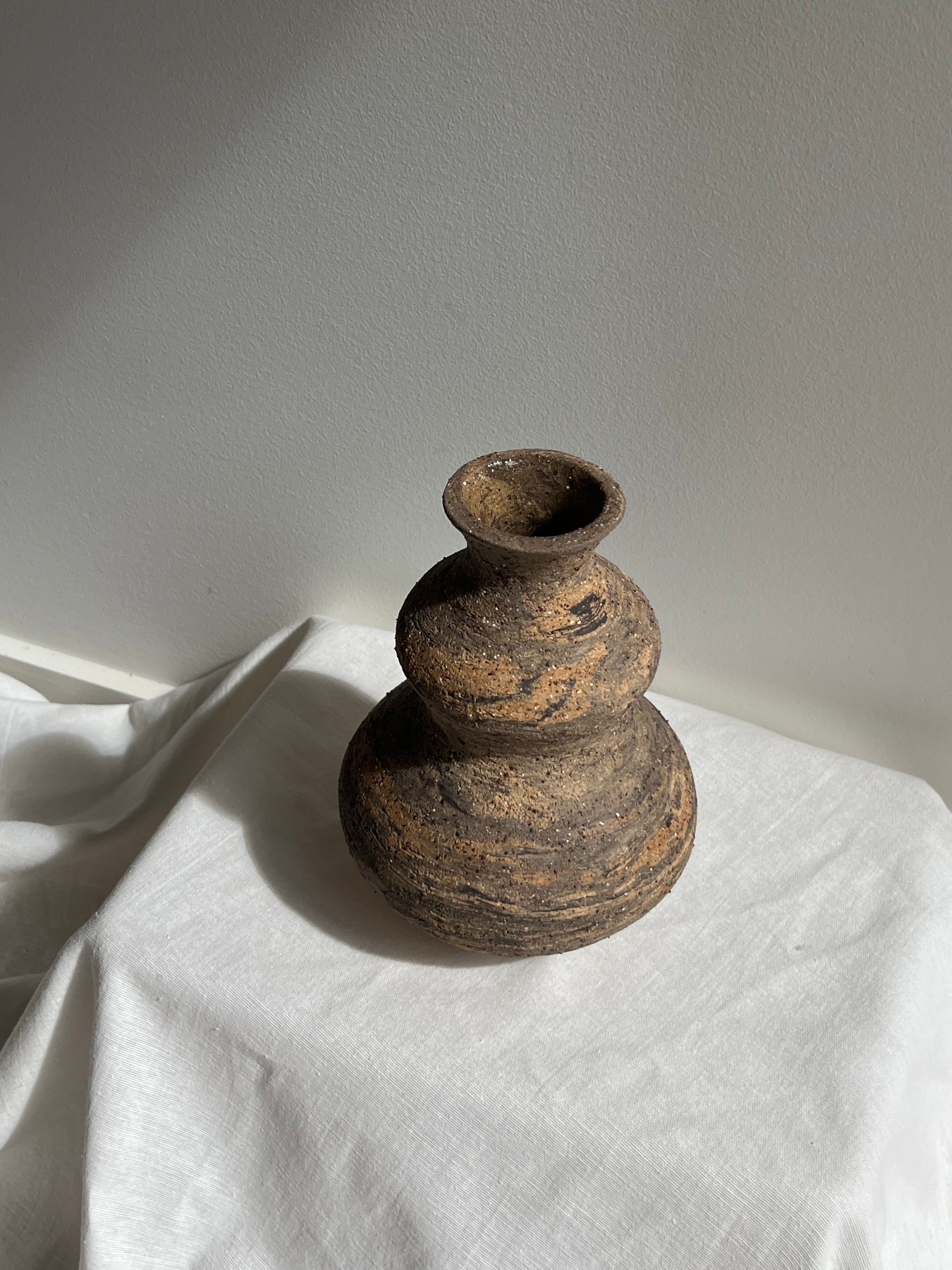 Bulb Vase - Dark Marble